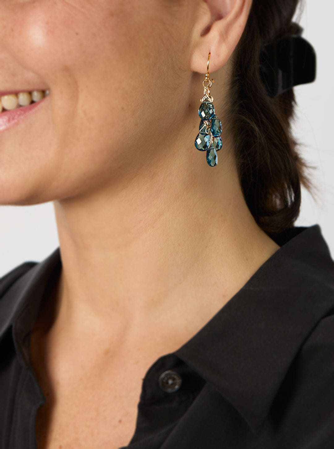 VERDE EARRINGS IOLITE