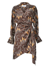 Load image into Gallery viewer, DRESS KHAILA PRINTED FEATHERS