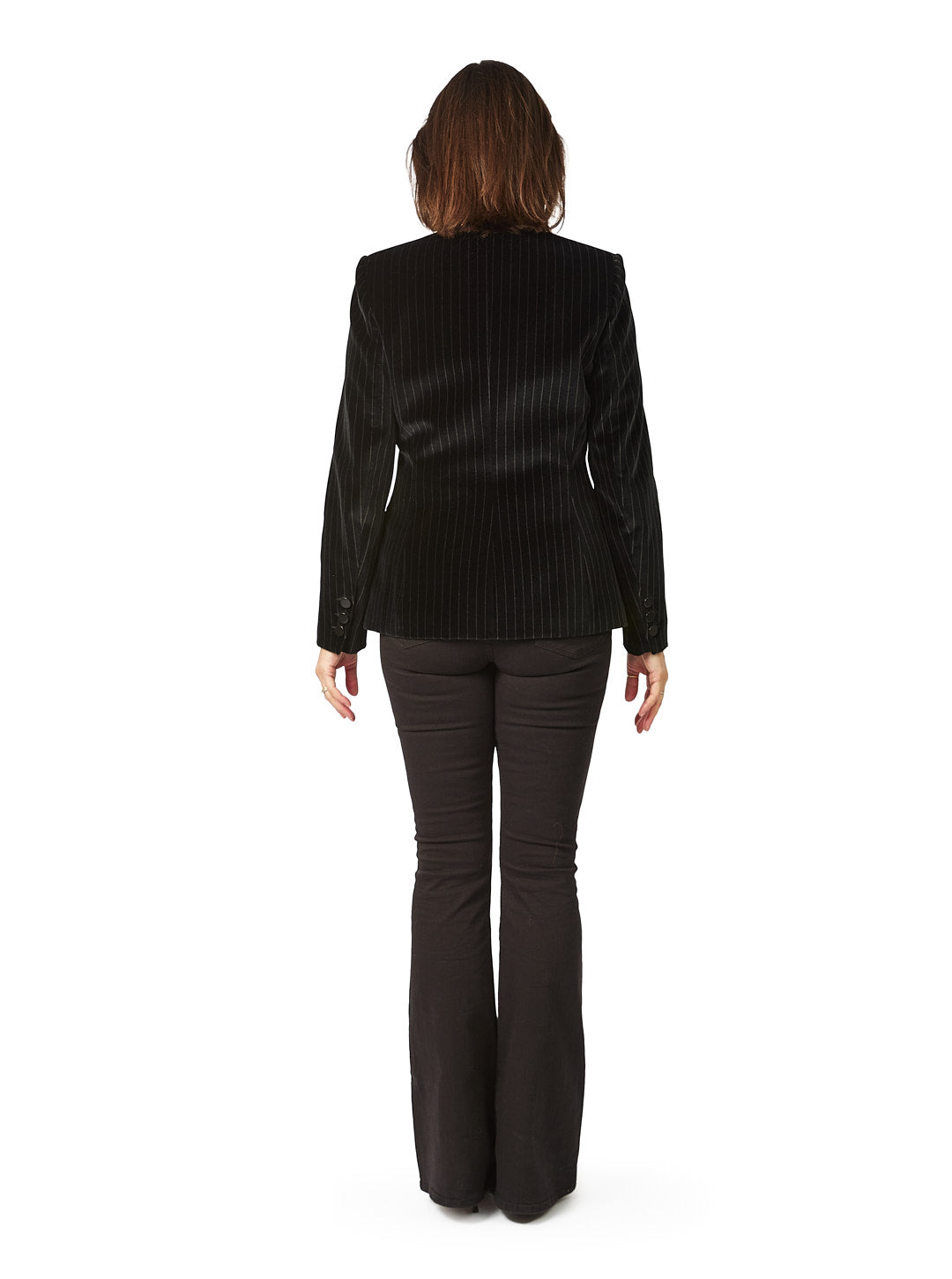 Le High Flare Black Jeans