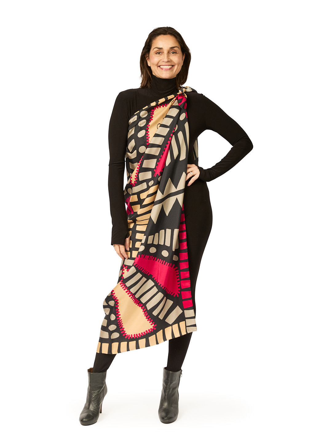Bysance Printed Silk Scarf