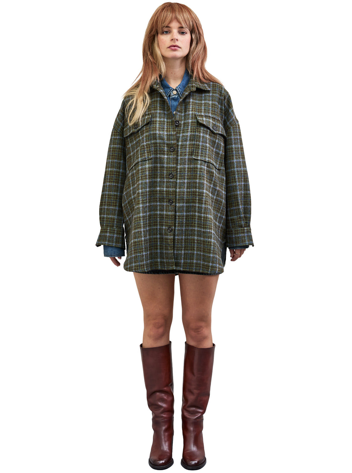 Checked Wool Shirt