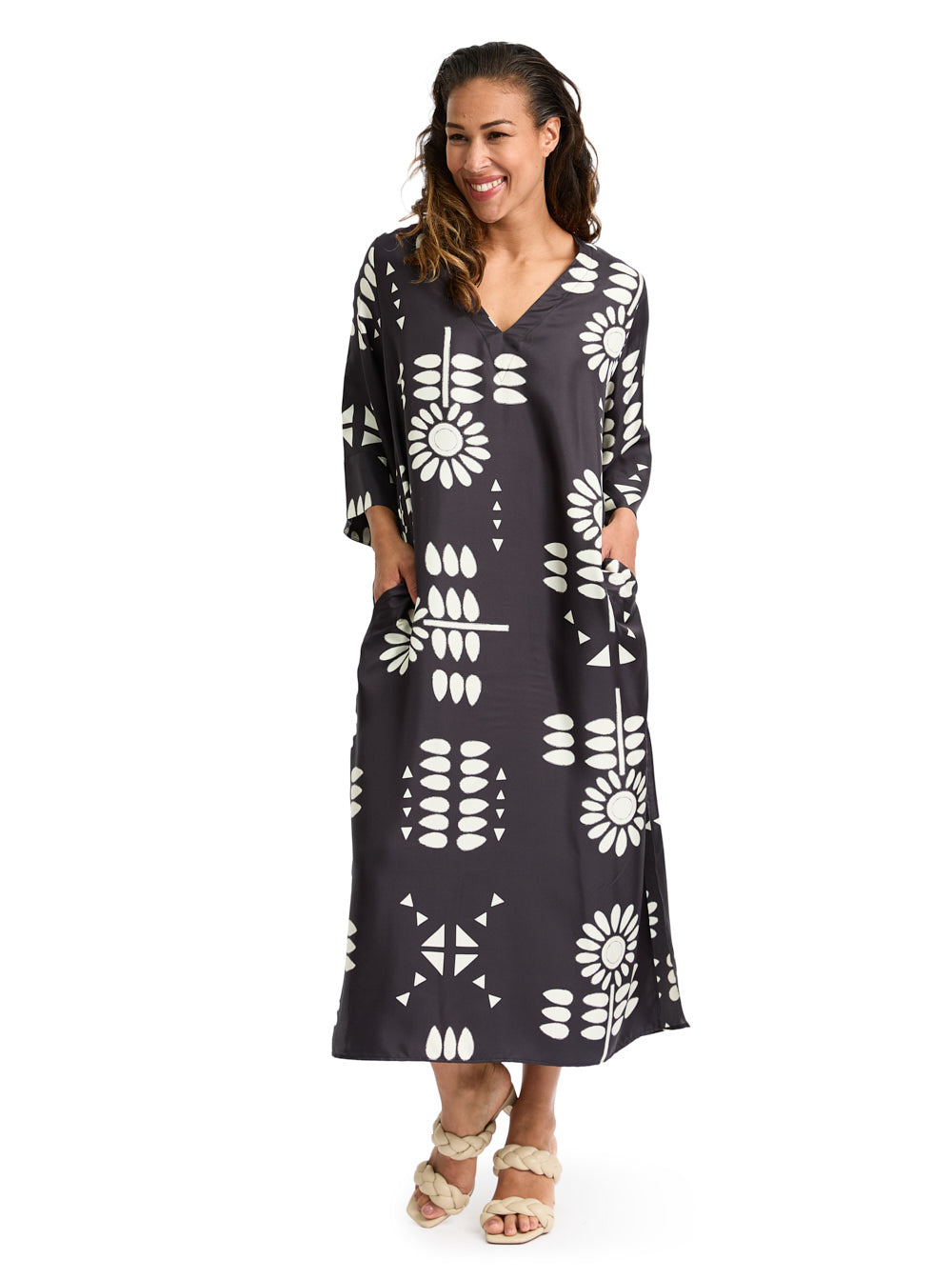 Silk Dress Flower Carbon