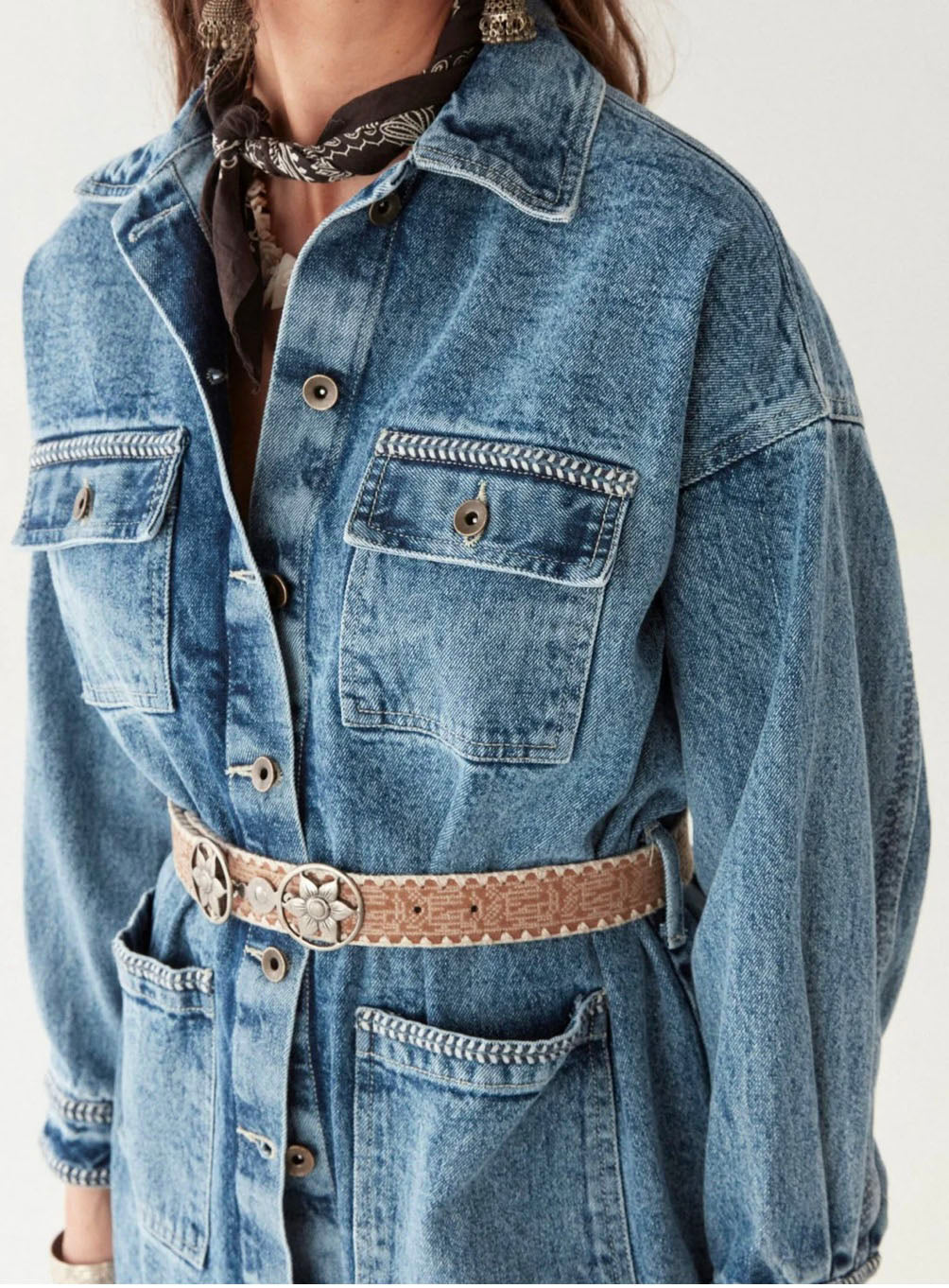 Denim Safari Jacket