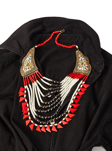 Necklace Tribe Red