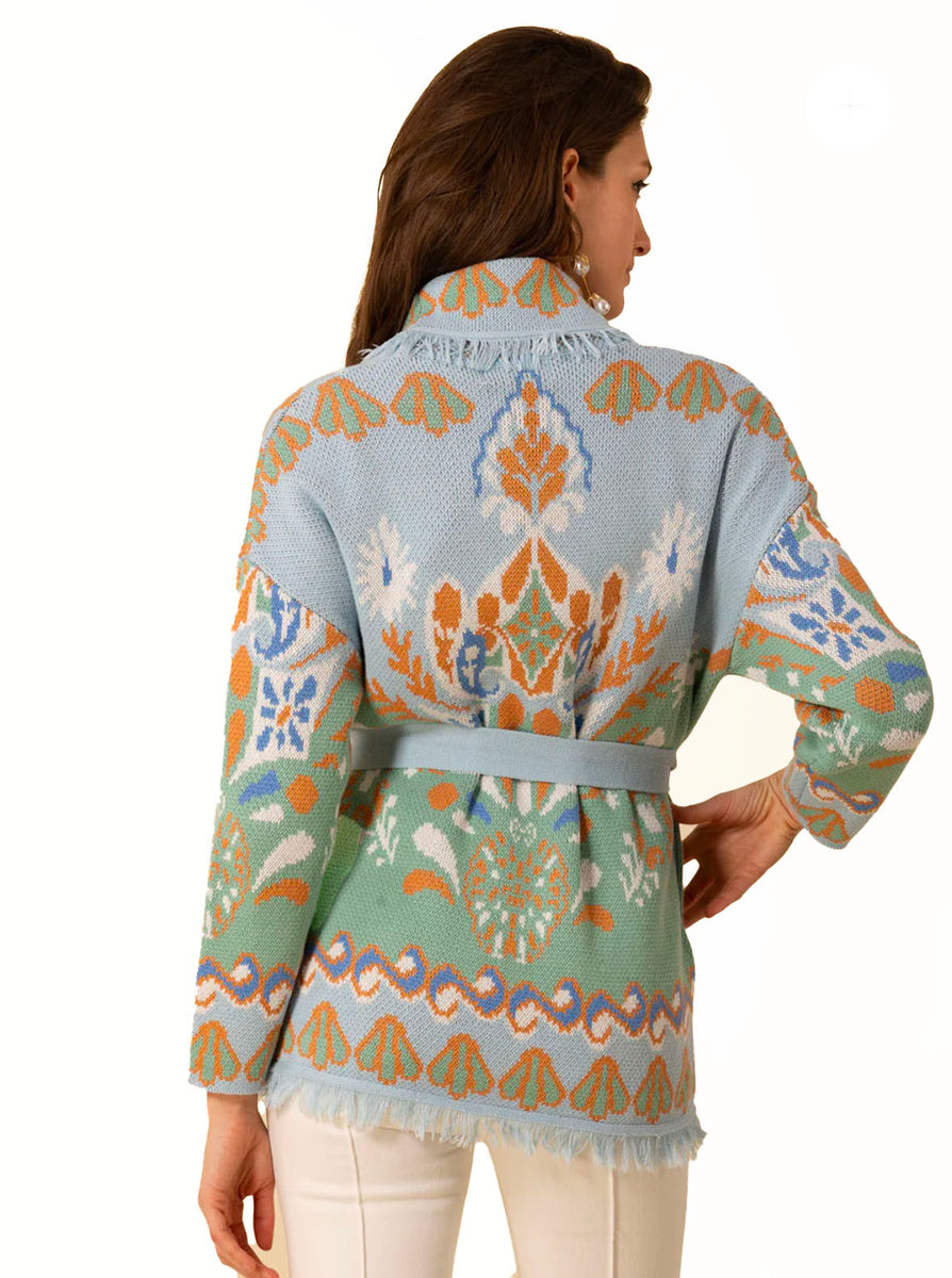 送料無料 通販  cardigan Basics Angel – blue Irene ニット/セーター