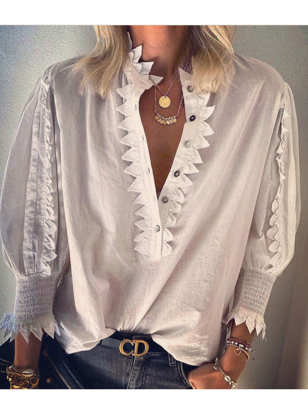 White Cotton Shirt