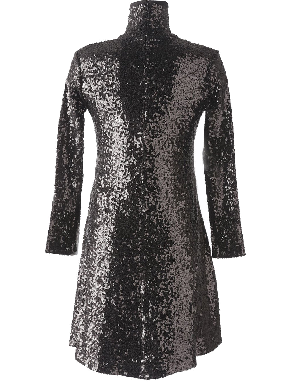 Norma Kamali Norma Kamali Sequin Swing Dress Black