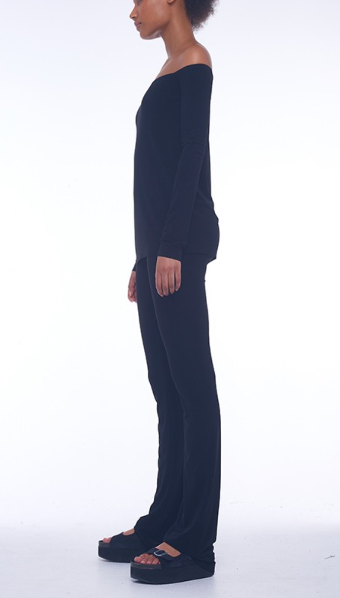 Boot Pants Black