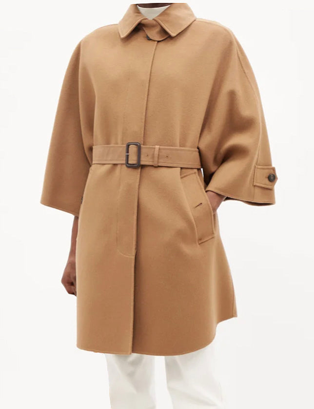 Poncho Coat Wool