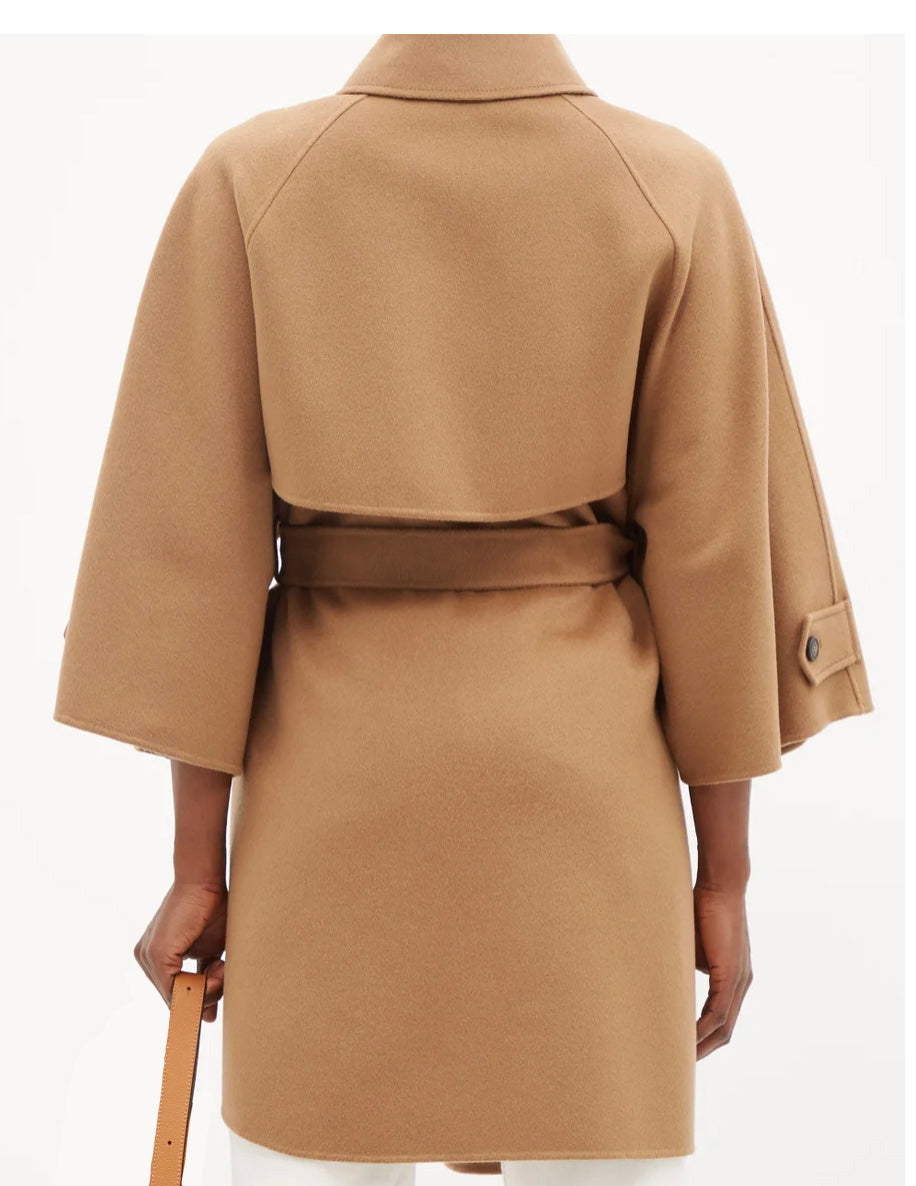 Poncho Coat Wool