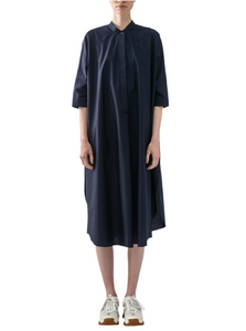 Kimono dress cotton navy
