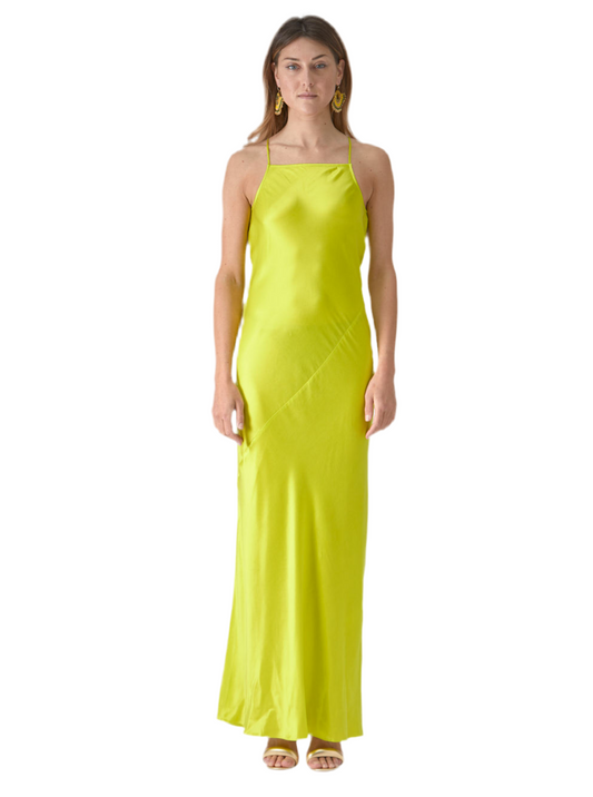 Long Dress Serena Lime