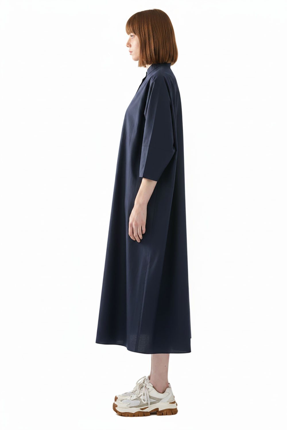 Dress Kimono Cotton Navy
