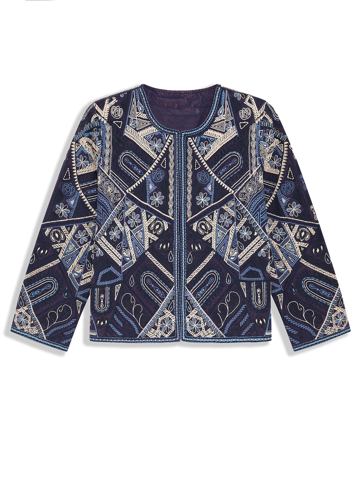 Maison Hotel Embroidered Jacked Deep Indigo