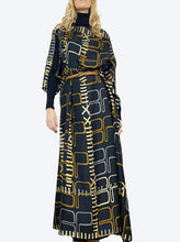Load image into Gallery viewer, kaftan monogram black