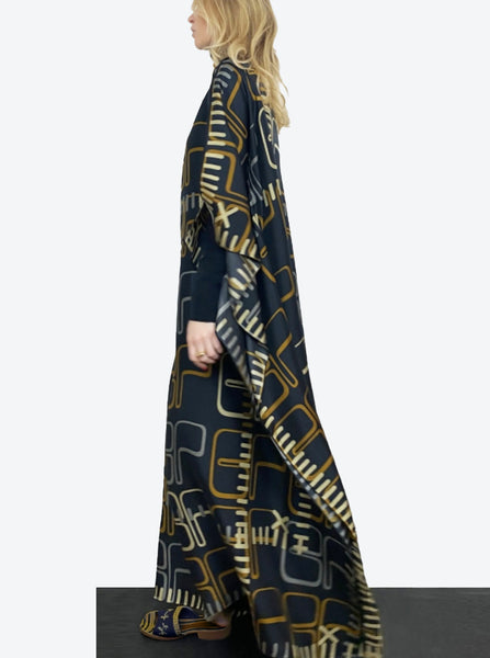 kaftan monogram black