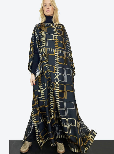 kaftan monogram black