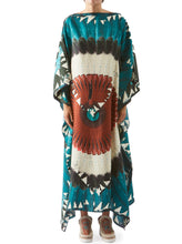 Load image into Gallery viewer, KAFTAN SILK AIGLE VERT