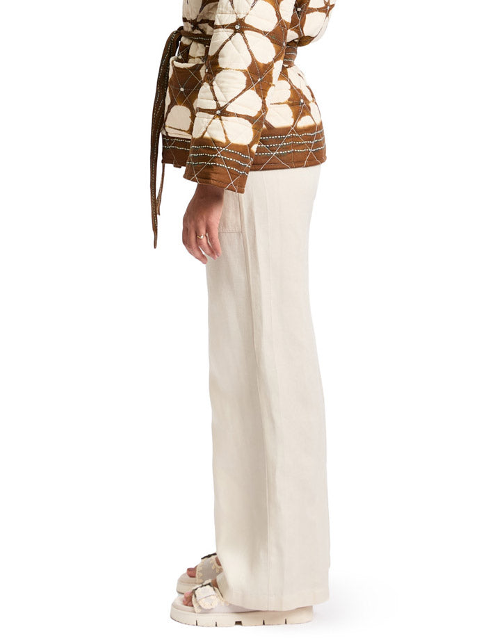 Pants Perillo Ecru