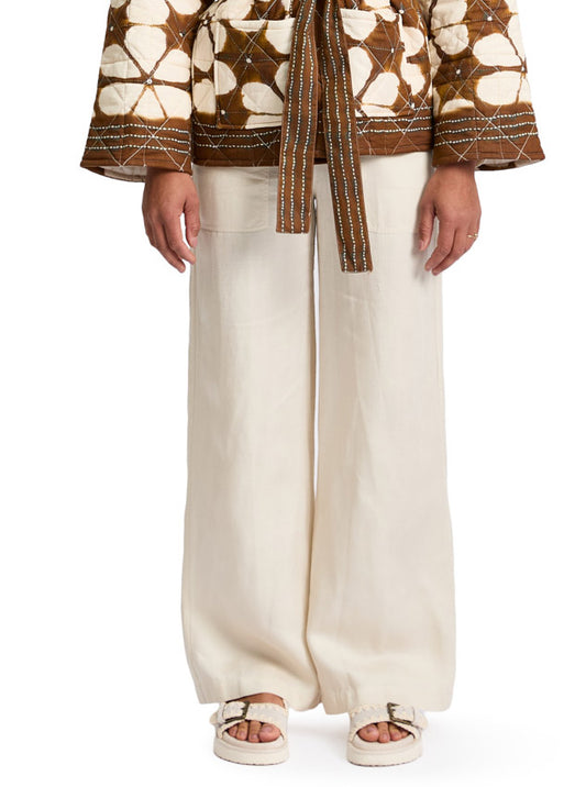 Pants Perillo Ecru