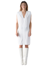 Load image into Gallery viewer, dress sleeveless in white