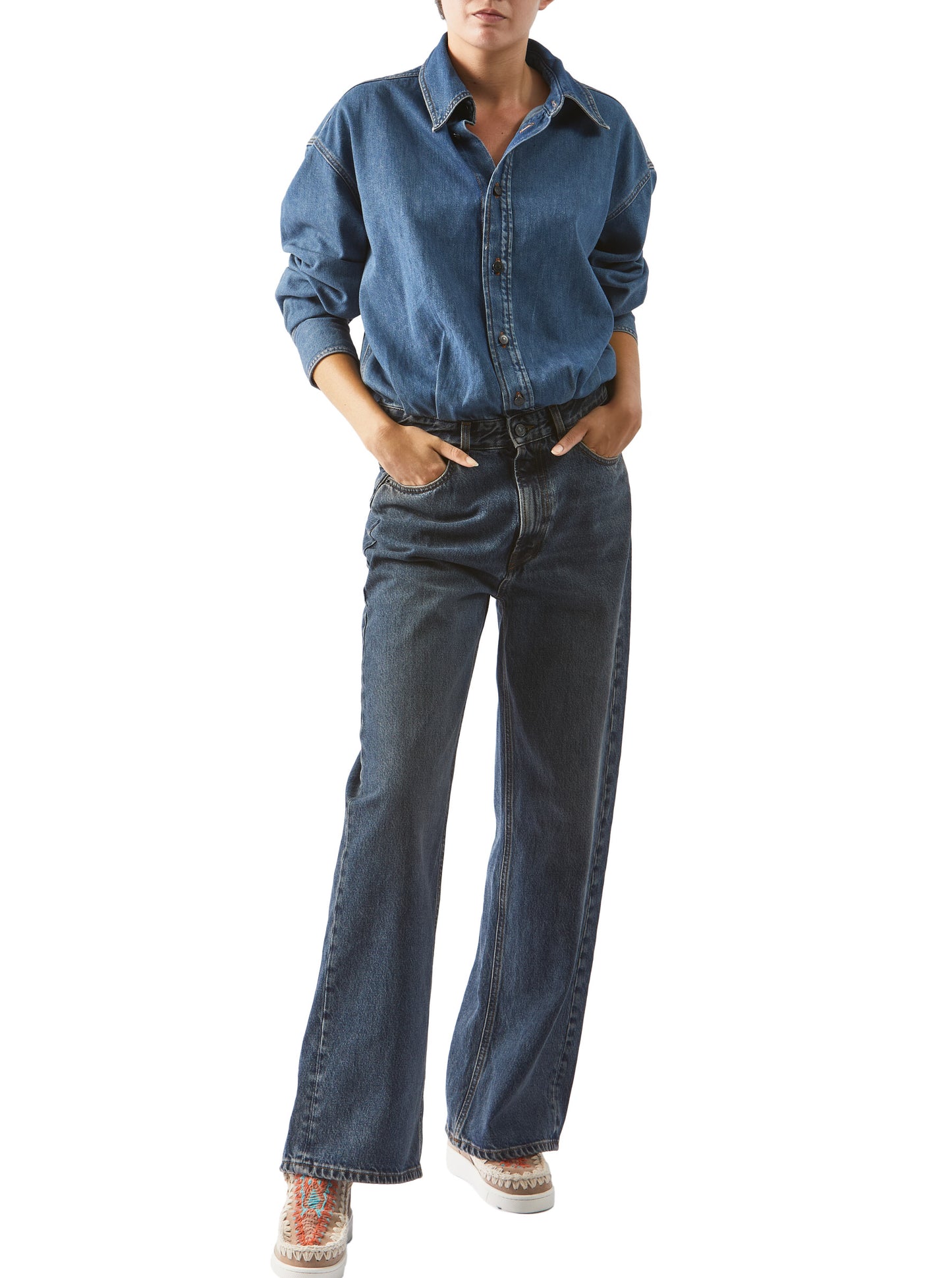 JUMPSUIT TESSIE OIL BLUE