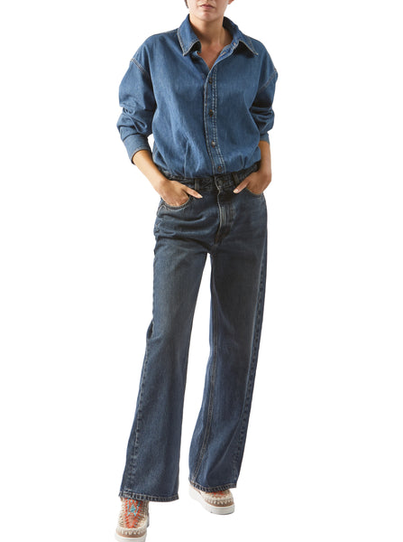 JUMPSUIT TESSIE OIL BLUE
