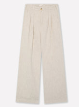 Afbeelding in Gallery-weergave laden, Long Linen Creme Trousers