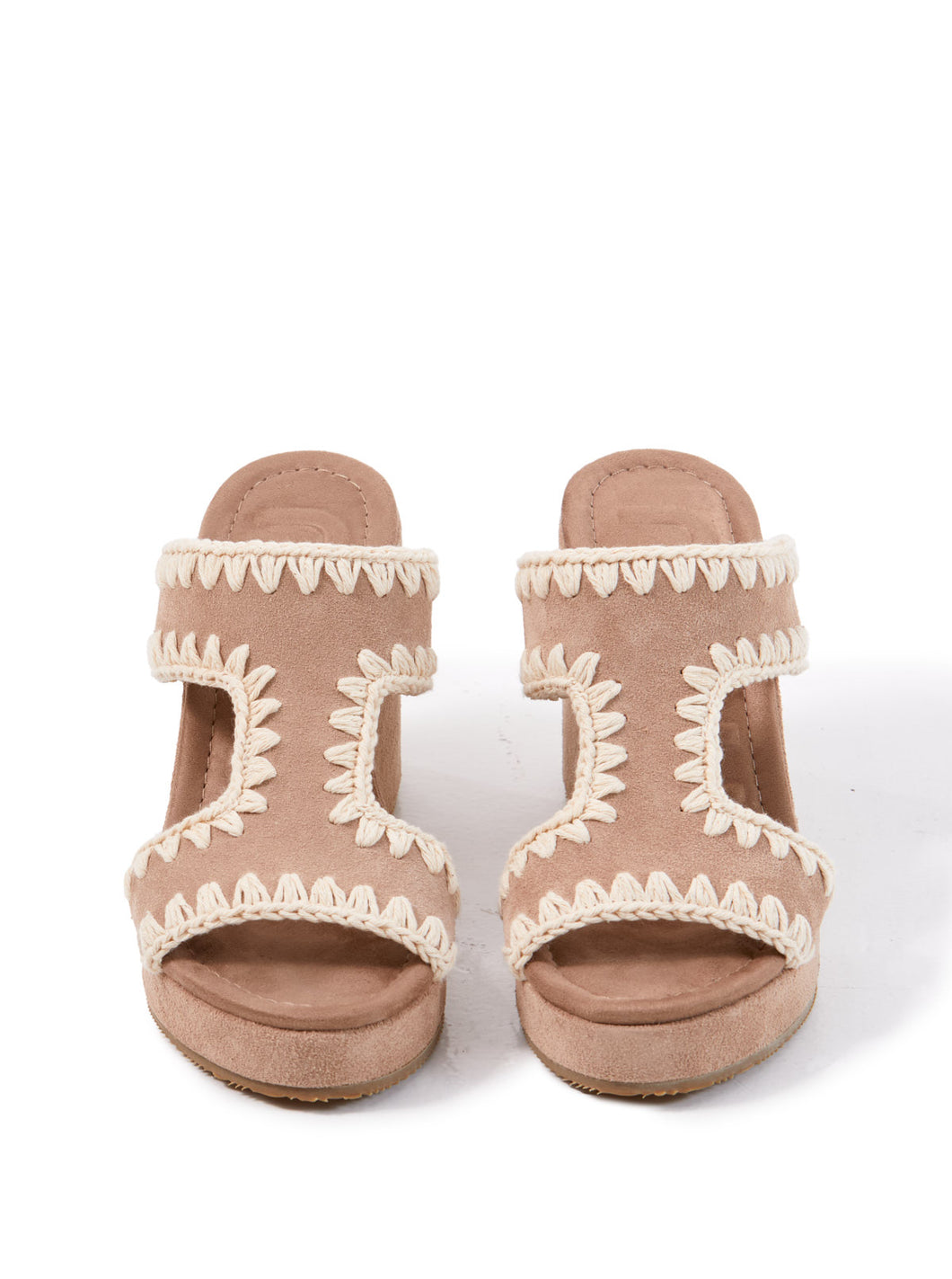 Wedge plain suede