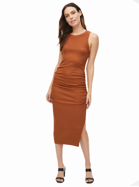 Tank Dress Cotton Toffee
