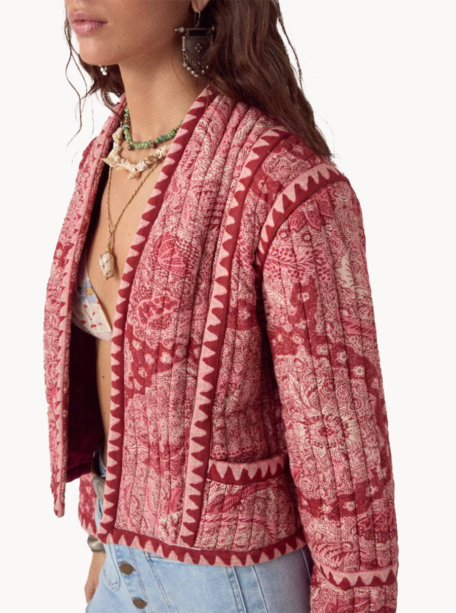 Jacket Cotton Sujata Red