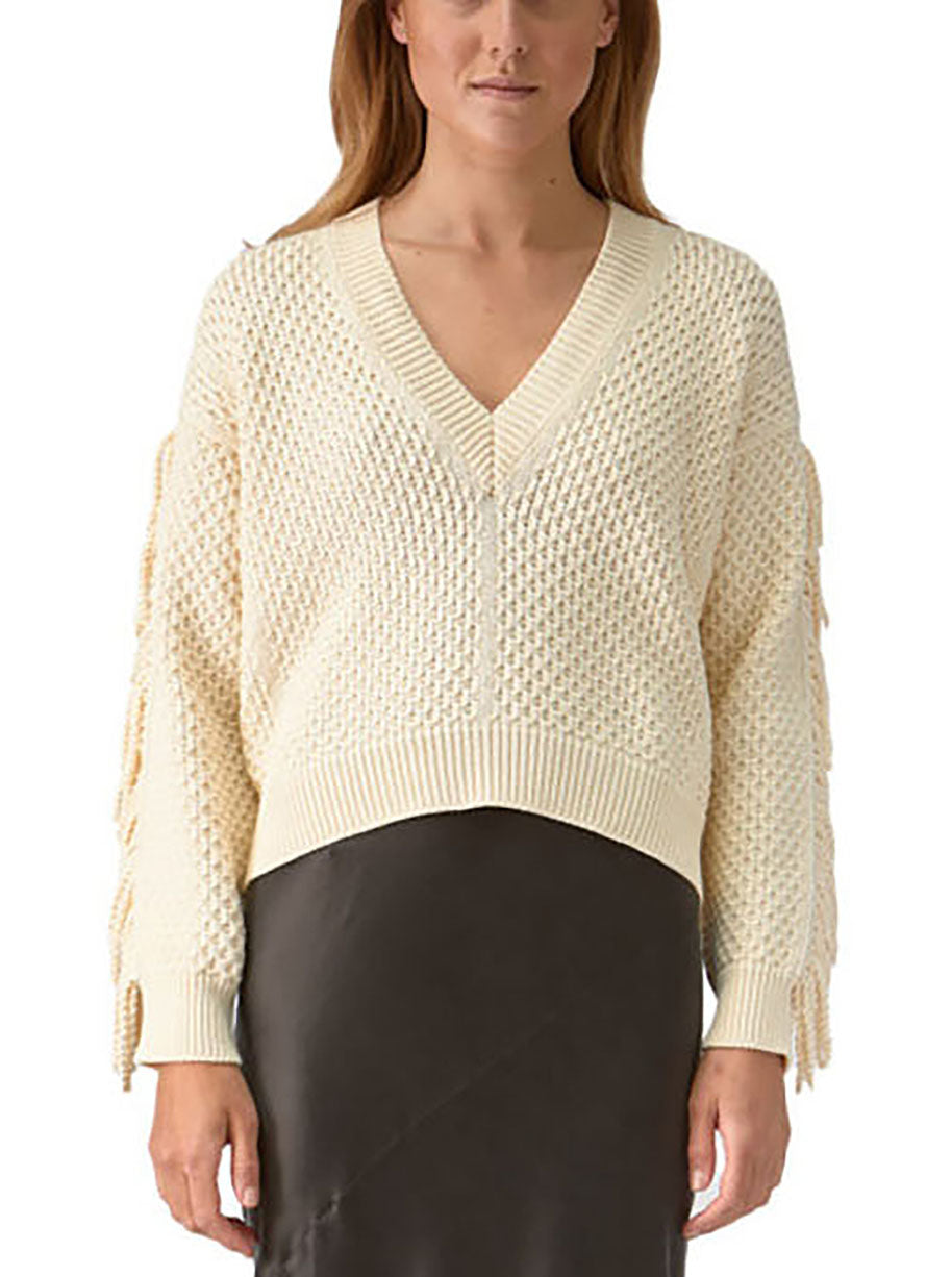 Cotton Fringe Pullover
