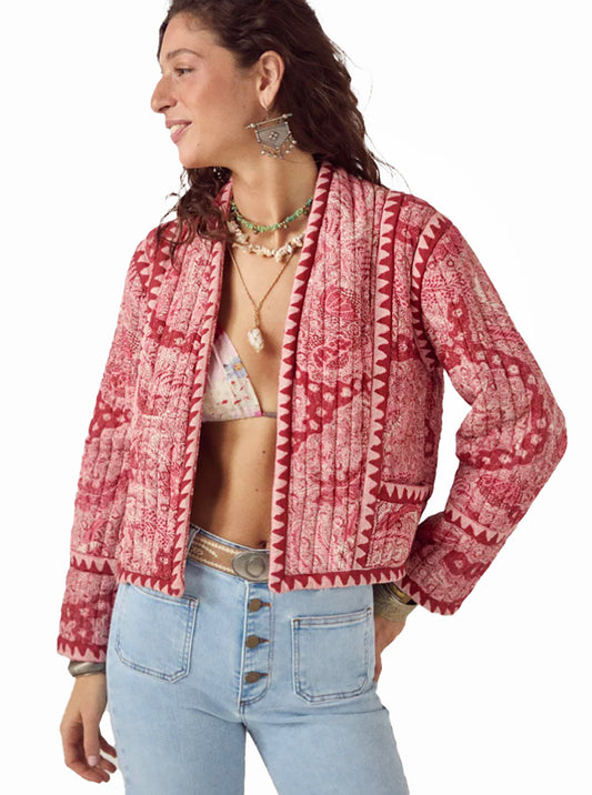 Jacket Cotton Sujata Red