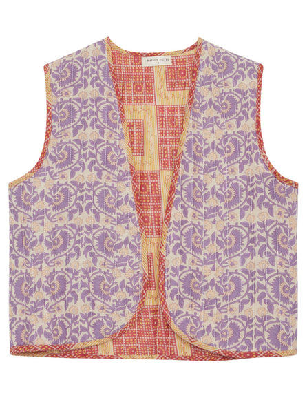 gilet verbena purple rain