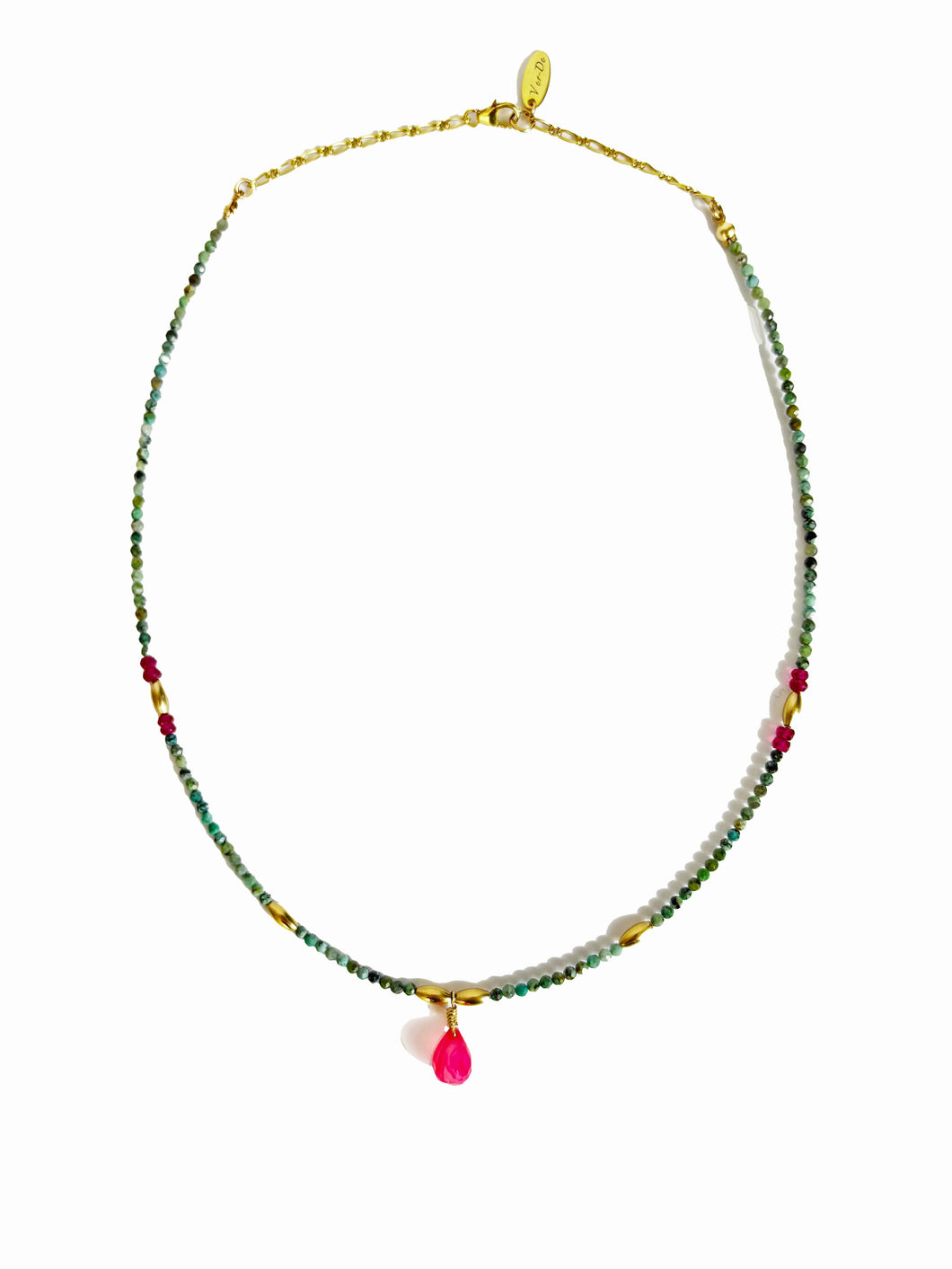 necklace Turqoise and Ruby