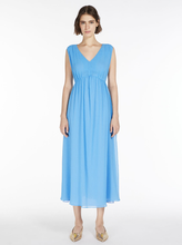 Load image into Gallery viewer, dress crêpe in blue