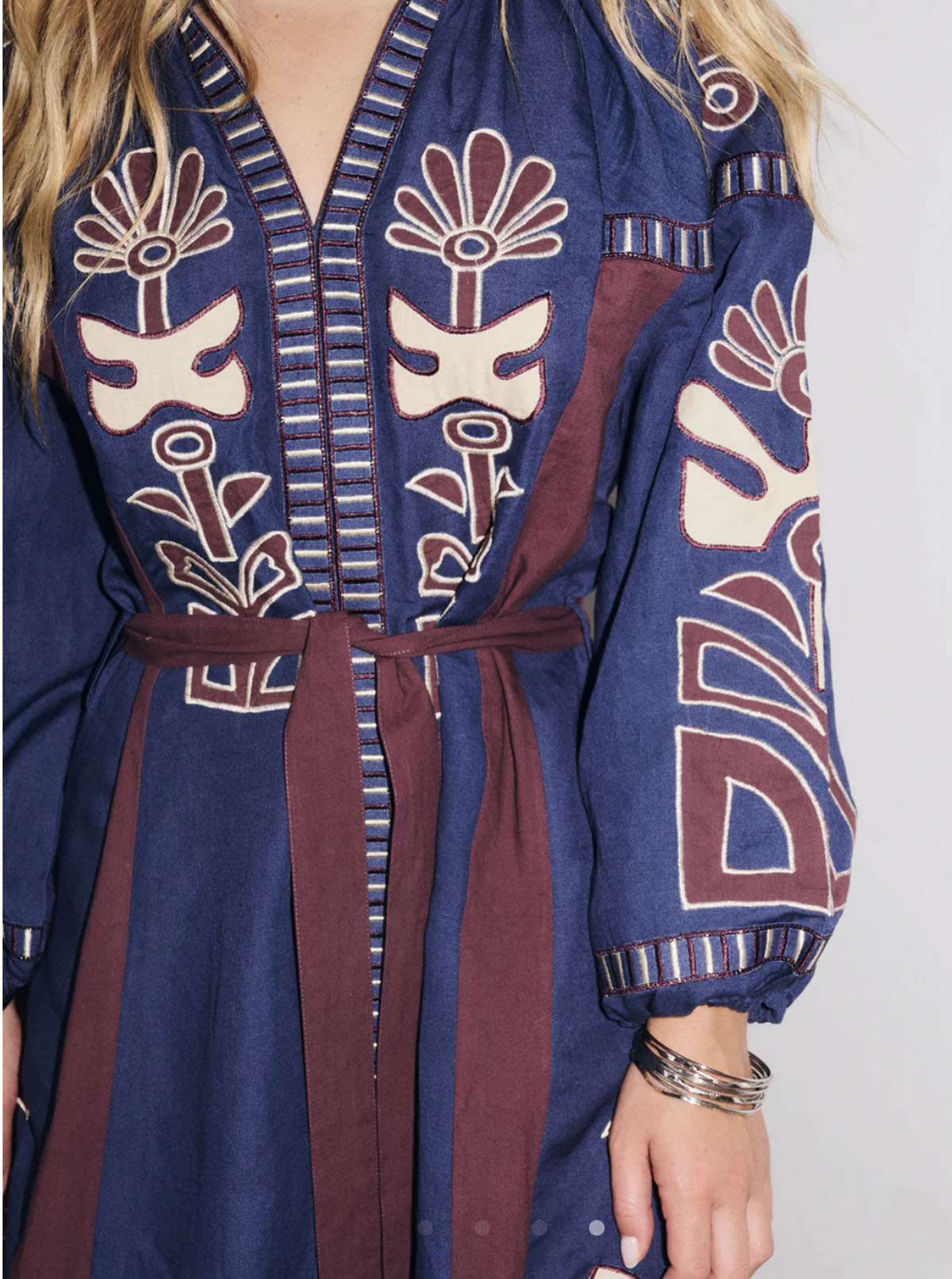 Boho Dress Anouck Navy