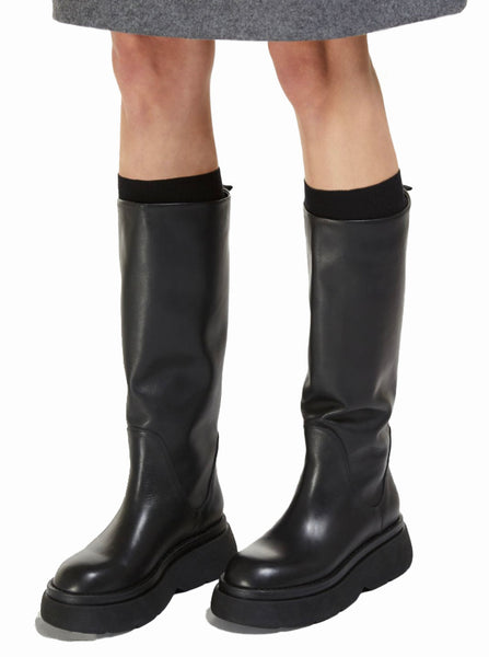 Boots leather black