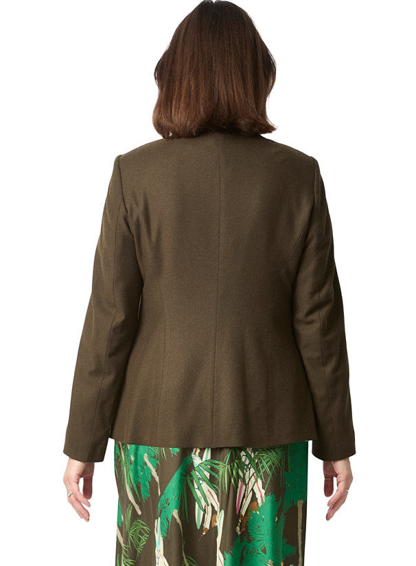 Wool Jacket Dark Green