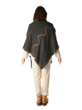 Afbeelding in Gallery-weergave laden, stola wollen stof in houtskool