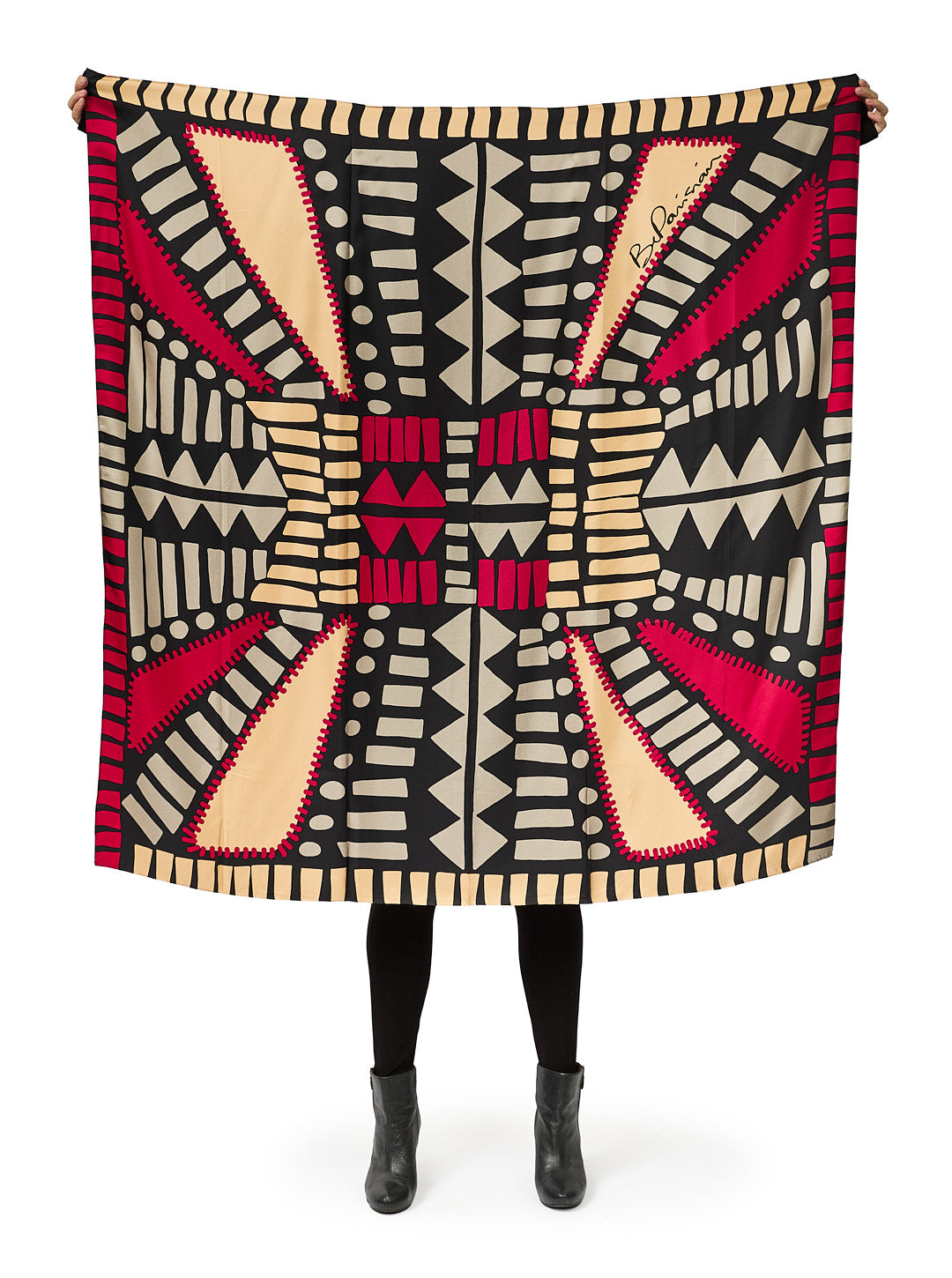 Bysance Printed Silk Scarf
