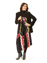 Afbeelding in Gallery-weergave laden, sjaal in Azteeks groen