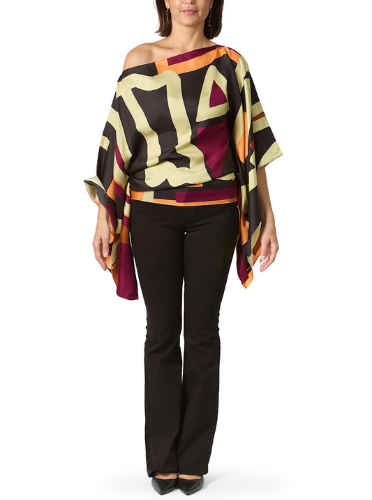Bysance Print Silk Top