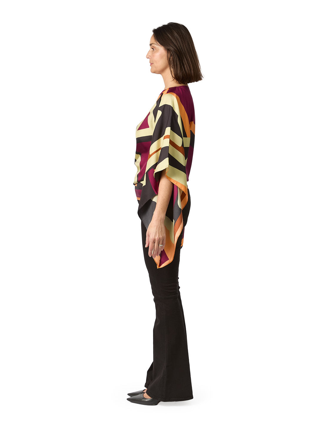 Bysance Print Silk Top