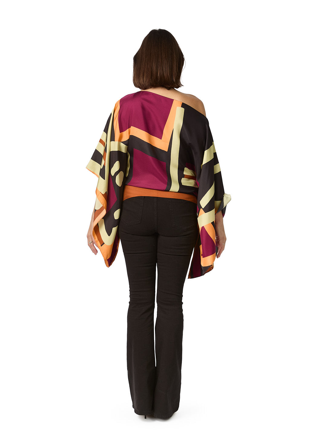 Bysance Print Silk Top
