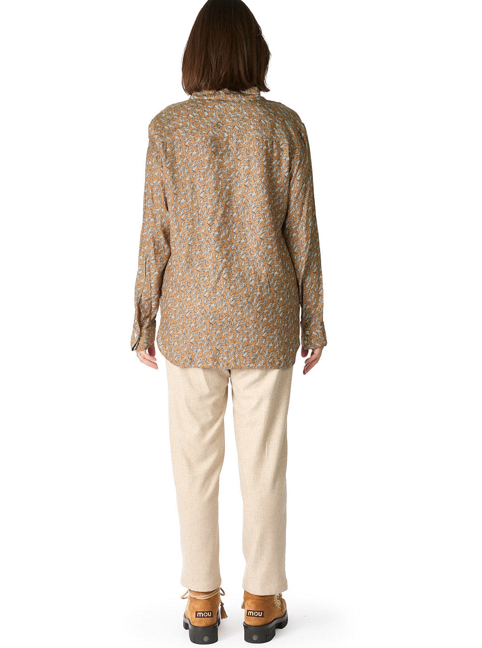 Trousers Wool Cream