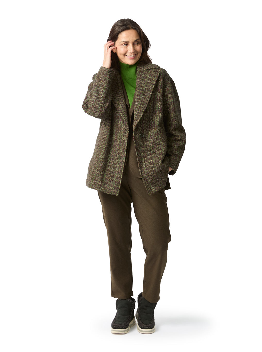 Wool Jacket Dark Green