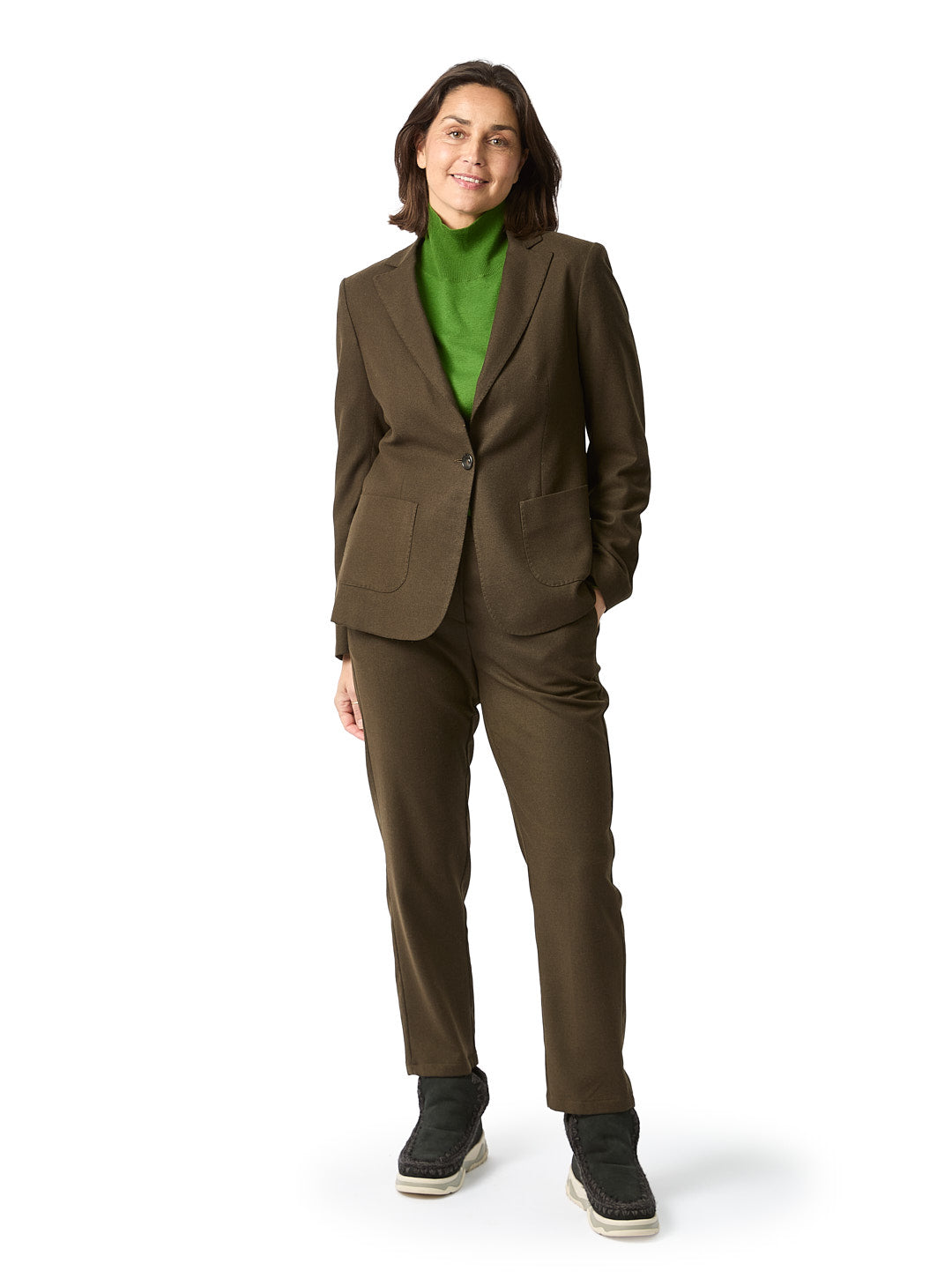 Wool Jacket Dark Green