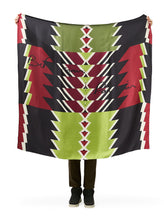 Afbeelding in Gallery-weergave laden, sjaal in Azteeks groen