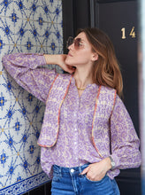 Load image into Gallery viewer, gilet verbena purple rain